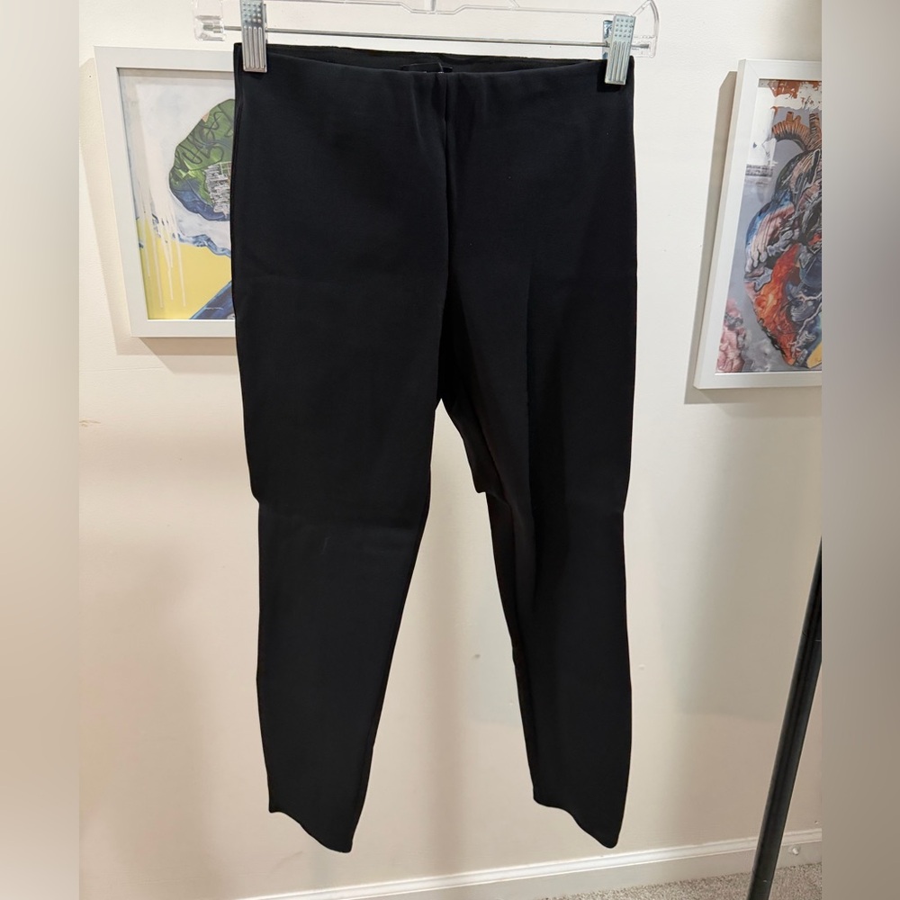 Theory Cropped Legging Black Core Scuba
